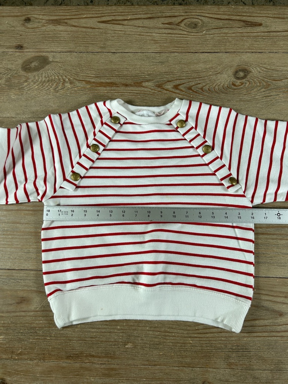 Zara Girls Striped Crewneck - Picture 5 of 6
